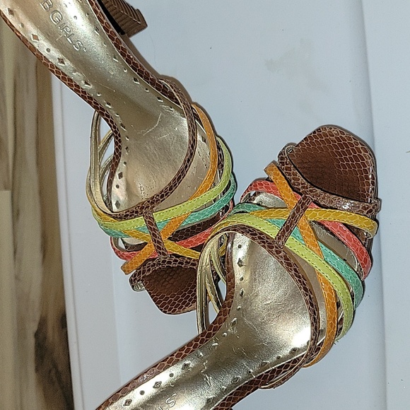 Bcbg Platform Multicolor Heels - Picture 2 of 10